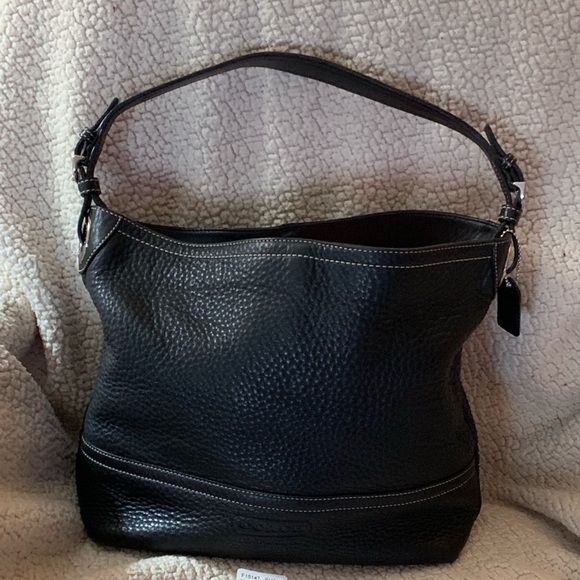 Coach Handbags - COACH pebbled leather bucket bag